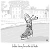 Cartoon: birdbee - skate (small) by birdbee tagged birdbee skate skates ice winter rink