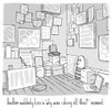 Cartoon: birdbee - why? (small) by birdbee tagged birdbee artist insecurity angst fear anxiety