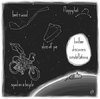 Cartoon: stars (small) by birdbee tagged birdbee,stars,sky,night,constellations,squid,bicycle