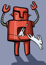 Cartoon: WTF!? (small) by birdbee tagged robot,rabbits,bunnies