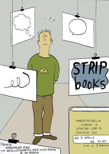 Cartoon: bookstrips (medium) by marco petrella tagged roma,comix,marcopetrella