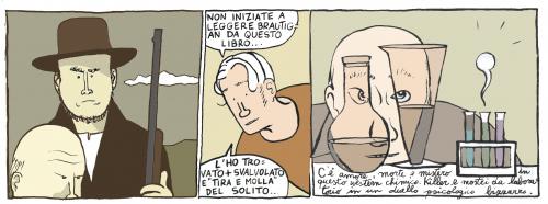 Cartoon: brautigan (medium) by marco petrella tagged brautigan
