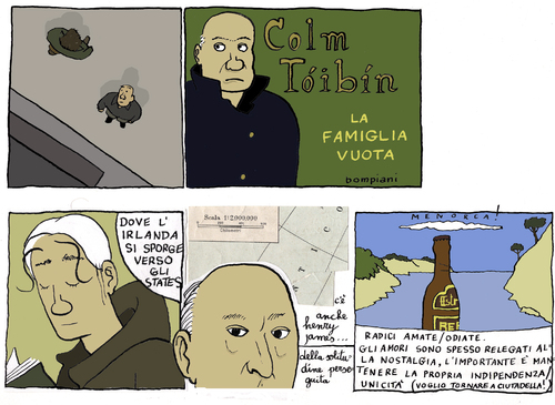 Cartoon: colm (medium) by marco petrella tagged ireland,writers
