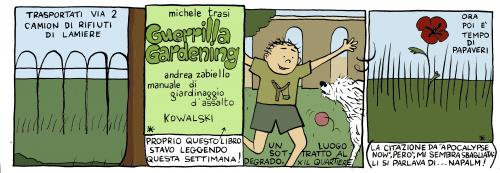 Cartoon: g (medium) by marco petrella tagged guerrilla,garden