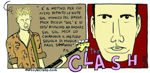 Cartoon: the clash (medium) by marco petrella tagged clash