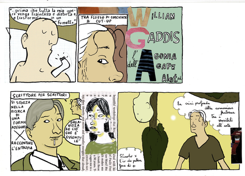 Cartoon: x (medium) by marco petrella tagged gaddis