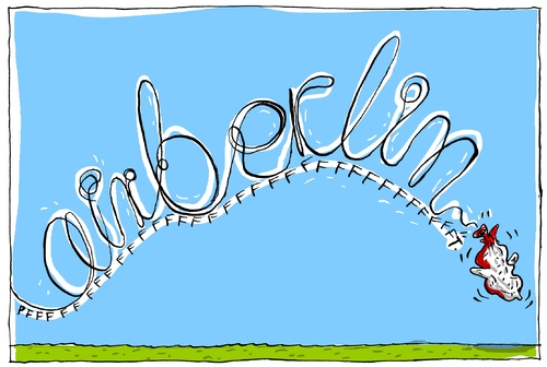 Cartoon: airberlin (medium) by leopold maurer tagged airberlin,einsparungen,schulden,stellenabbau,luft,raus,flugzeug,luftballon,fliegen,airberlin,einsparungen,schulden,stellenabbau,luft,raus,flugzeug,luftballon,fliegen