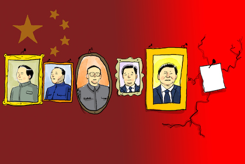 Cartoon: Chinas Parteigrössen (medium) by leopold maurer tagged china,proteste,covid,politik,xi,jinping,mao,tse,tung,partei,kommunistische,lockdown,virus,massnahmen,infektion,leopold,maurer,cartoon,karikatur,china,proteste,covid,politik,xi,jinping,mao,tse,tung,partei,kommunistische,lockdown,virus,massnahmen,infektion,leopold,maurer,cartoon,karikatur