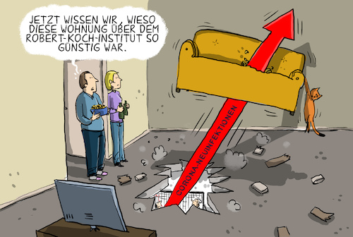 Cartoon: coona infektionen steigen rasant (medium) by leopold maurer tagged corona,covid,infektionen,zahlen,steigen,rasant,corona,covid,infektionen,zahlen,steigen,rasant