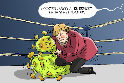 Cartoon: Der Ruf nach Lockerungen (medium) by leopold maurer tagged merkel,bund,länder,lockdown,lockerungen,pandemie,corona,covid,lockern,stufenplan,öffnungen,leopold,maurer,karikatur,comic,cartoon,illustration,merkel,bund,länder,lockdown,lockerungen,pandemie,corona,covid,lockern,stufenplan,öffnungen,leopold,maurer,karikatur,comic,cartoon,illustration