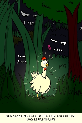 evolutionsfehltritt leuchthuhn evolutionsfehltritt leuchthuhn