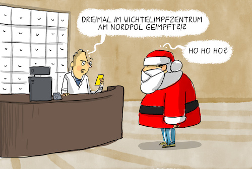 Cartoon: Gefälschte Impfpässe (medium) by leopold maurer tagged corona,pandemie,covid,faelschung,impfpass,apotheke,polizei,straftat,impfnachweis,impfung,booster,weihnachtsmann,leopold,maurer,cartoon,karikatur,corona,pandemie,covid,faelschung,impfpass,apotheke,polizei,straftat,impfnachweis,impfung,booster,weihnachtsmann,leopold,maurer,cartoon,karikatur