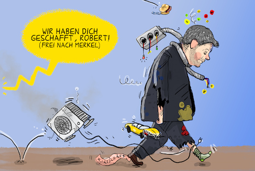 Cartoon: Habeck gibt Bundestagsmandat auf (medium) by leopold maurer tagged habeck,robert,bundestag,abtritt,rücktritt,die,grünen,deutschland,wirtschaft,ampel,fdp,spd,heizungsgesetz,wärmepumpe,leberkässemmel,söder,lindner,wirtschaftsminister,ex,politiker,leopold,maurer,cartoon,karikatur,habeck,robert,bundestag,abtritt,rücktritt,die,grünen,deutschland,wirtschaft,ampel,fdp,spd,heizungsgesetz,wärmepumpe,leberkässemmel,söder,lindner,wirtschaftsminister,ex,politiker,leopold,maurer,cartoon,karikatur