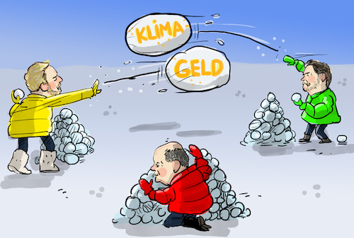 Cartoon: Klimageld Schneeballschlacht (medium) by leopold maurer tagged klimageld,schneeballschlacht,ampel,finanzminister,wirtschaftsminister,lindner,habeck,scholz,kanzler,spd,grüne,fdb,schnee,chaos,klima,geld,ball,zuwerfen,sparen,technologien,bürger,zahlungen,versprechen,co2,ausgleich,steuer,leopold,maurer,karikatur,cartoon,klimageld,schneeballschlacht,ampel,finanzminister,wirtschaftsminister,lindner,habeck,scholz,kanzler,spd,grüne,fdb,schnee,chaos,klima,geld,ball,zuwerfen,sparen,technologien,bürger,zahlungen,versprechen,co2,ausgleich,steuer,leopold,maurer,karikatur,cartoon