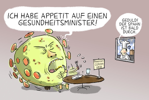 Cartoon: Krisenmanager Spahn (medium) by leopold maurer tagged corona,covid,krise,pandemie,gesundheitsminister,spahn,jens,managment,kritik,virus,corona,covid,krise,pandemie,gesundheitsminister,spahn,jens,managment,kritik,virus