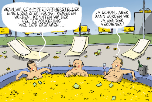 Lizenzherstellung von Impfstoff Lizenzherstellung von Impfstoff