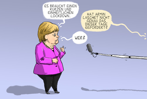 Merkel für Lockdown