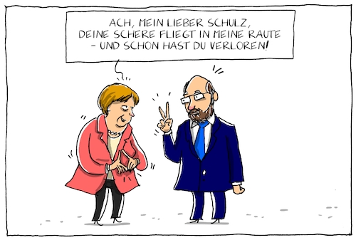 merkel und schulz