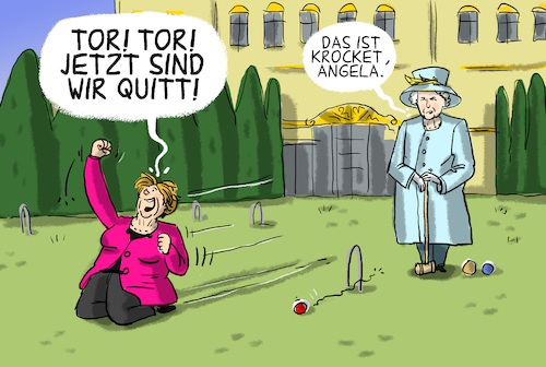 Merkels letzter Besuch bei Queen Merkels letzter Besuch bei Queen