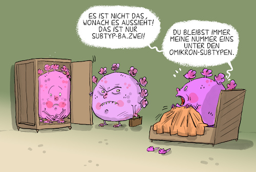 Omikron-Subtyp BA2 Ausbreitung Omikron-Subtyp BA2 Ausbreitung