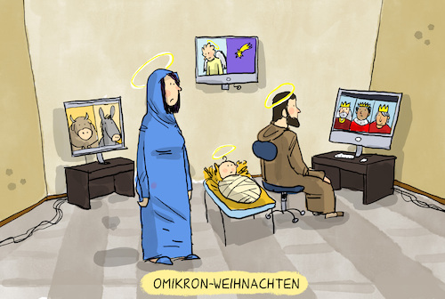 Omikron-Weihnachten Omikron-Weihnachten