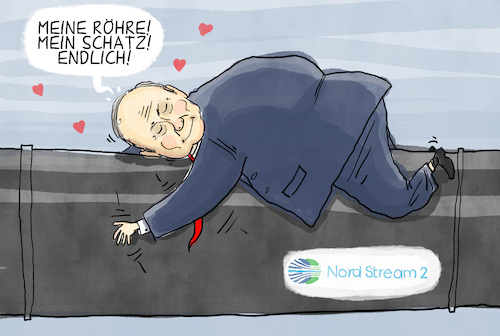 Putin im Glück Putin im Glück