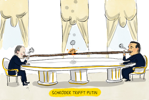 Schröder trifft Putin