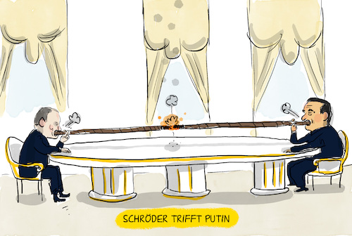 Schröder trifft Putin Schröder trifft Putin
