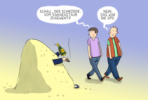 Schröder und Saharastaub Schröder und Saharastaub