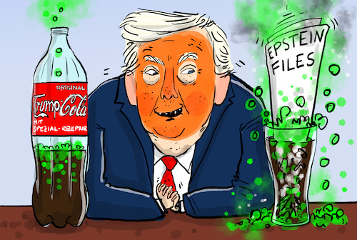 Cartoon: Trump Cola (medium) by leopold maurer tagged trump,usa,rezeptur,zucker,cola,coca,epstein,files,herausgabe,verschleierung,weigerung,maga,anhänger,republikaner,demokraten,auflösen,schwächlinge,präsident,leopold,maurer,cartoon,karikatur,trump,usa,rezeptur,zucker,cola,coca,epstein,files,herausgabe,verschleierung,weigerung,maga,anhänger,republikaner,demokraten,auflösen,schwächlinge,präsident,leopold,maurer,cartoon,karikatur