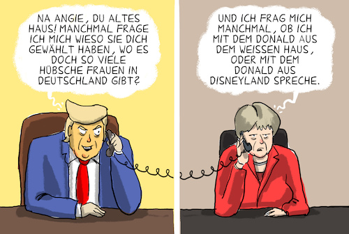 Cartoon: trump mobbt merkel (medium) by leopold maurer tagged trump,mobbiing,merkel,deutschland,usa,donald,weisses,haus,disneyland,praesident,kanzlerin,angela,trump,mobbiing,merkel,deutschland,usa,donald,weisses,haus,disneyland,praesident,kanzlerin,angela