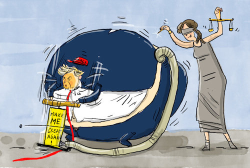 Cartoon: Trump Niederlage in Betrugsverfa (medium) by leopold maurer tagged trump,usa,schuldig,gerichtsverfahren,betrug,firma,besitz,versicherung,steuern,kredit,familie,lüge,justiz,aufgebläht,präsidentschaftswahl,präsident,ex,wahl,leopold,maurer,cartoon,karikatur,trump,usa,schuldig,gerichtsverfahren,betrug,firma,besitz,versicherung,steuern,kredit,familie,lüge,justiz,aufgebläht,präsidentschaftswahl,präsident,ex,wahl,leopold,maurer,cartoon,karikatur