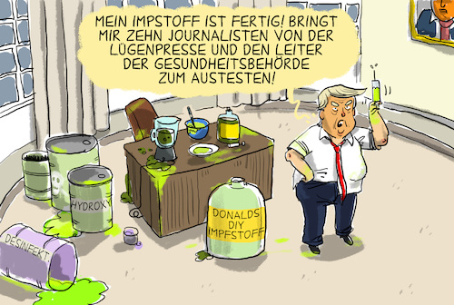 trump und der impfstoff