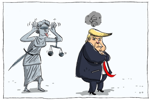 trump und justitia trump und justitia