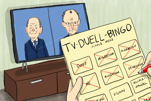 TV-Duell Scholz Merz TV-Duell Scholz Merz