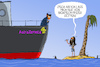 Cartoon: AstraZeneca (small) by leopold maurer tagged covid,corona,impfung,impfplan,astrazeneca,biontech,pfizer,vorzug,rettung,ablehnung,leopold,maurer,cartoon,karikatur,comic,illustration