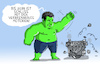 Cartoon: der grüne söder (small) by leopold maurer tagged söder,grün,csu,verbrennungsmotor