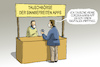 Cartoon: Digitaler Impfpass (small) by leopold maurer tagged impfung,impfpass,digital,corona,covid,app,warn,tauschbörse,sinnbefreit,pandemie,bekämpfung,leopold,maurer,karikatur,cartoon,comic,illustration