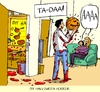 Cartoon: diy halloween horror (small) by leopold maurer tagged halloween,diy,horror,family,do,it,yourself,familie,hobby,blut,haushaltsunfall