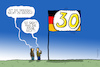 Cartoon: dreissig jahre deutsche einheit (small) by leopold maurer tagged deutsche,einheit,dreissig