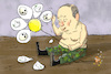 Cartoon: Ja oder Nein (small) by leopold maurer tagged putin,ukraine,ost,truppen,abzug,aufmarsch,invasion,nato,usa,biden,gespräch,diplomatie,westen,eu,sanktionen,vorwand,angriff,krieg,ja,nein,blume,friedenstaube,totenkopf,leopold,maurer,cartoon,karikatur