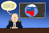 Cartoon: Jahrespressekonferenz Putin (small) by leopold maurer tagged putin,pressekonferenz,rede,lage,russland,krieg,angriffskrieg,frieden,ukraine,wirtschaft,sanktionen,truppen,sieg,welt,erde,diktator,autokratie,diktatur,wahlen,2024,westen,nato,unterstützung,bröckelt,spezialoperation,leopold,maurer,karikatur,cartoon