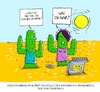 Cartoon: kaktusmensch (small) by leopold maurer tagged evolution,kaktus,mensch,dürre,klimawandel,fehltritt,tv,fernbedienung,mann,frau