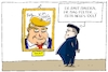 Cartoon: kim jong trump (small) by leopold maurer tagged kim,jong,un,trump,usa,folter,mauer,präsident,nordkorea