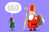 Cartoon: klimaneutraler nikolaus (small) by leopold maurer tagged nikolaus,klima,neutral,kind,greta,thunberg