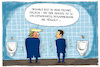 Cartoon: macron bei trump (small) by leopold maurer tagged macron,trump,usa,frankreich,staatsbesuch,freunde,freundschaft,männerfreundschaft,annäherung,merkel,frau,mann