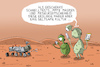 Cartoon: Marssonde Perseverance gelandet (small) by leopold maurer tagged marssonde,perseverance,landung,suche,leben,geschenke,marsmännchen,corona,covid,ffp2,maske,schnelltest,friseur,leopold,maurer,karikatur,comic,cartoon,illustration