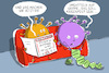 Cartoon: masern impfpflicht (small) by leopold maurer tagged masern,impfung,impfpflicht,grippe