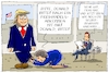 Cartoon: may und trump (small) by leopold maurer tagged may,trump,usa,freihandelsabkommen,gespräche,staatsbesuch,probe,bettelei,premierministerin,präsident,grossbritannien