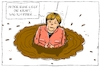 Cartoon: merkel nach der wahl (small) by leopold maurer tagged merkel,bundestagswahl,niederlage,verlust,afd,braun,sumpf,regungslosigkeit,deutschland,kanzlerin